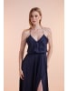 Unique Kleid Silky Classic Dress in Night Blue