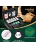 COSTWAY Pokerset mit 300 Laser-Chips in Schwarz