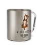 Mr. & Mrs. Panda Becher Hund Streicheln mit Spruch in Silber