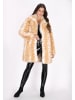 faina Damen Coat in Braun Mehrfarbig