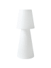 Beliani Stehlampe für den Außenbereich SABANAS in Weiß - (W) 30 x (H) 80 x (L) 30 cm
