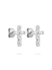 Tamaris Ohrstecker Cross in silber