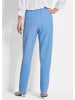 GOLDNER Kurzgröße:  Businesshose SARA mit Komfortbund in hellblau