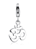 Elli Charm 925 Sterling Silber Om in Silber