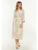 Usha Women Dress in white multicolor