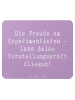 Mr. & Mrs. Panda Mauspad Spruch Die Freude am Experimentieren mi... in Lavendeltraum