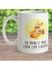 Mr. & Mrs. Panda Kindertasse Glühwürmchen mit Spruch in Weiß