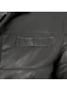 deercraft Stepplederjacke Lammnappa in Schwarz