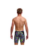 Funky Trunks Bits Of Peace Jammer Badeshorts Chlor und Salzwasserbeständig in schwarz