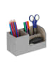 relaxdays Schreibtisch Organizer in Grau