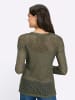 Heine Ajourpullover in khaki