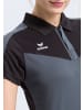 erima Damen Squad Poloshirt in schwarz/slate grey