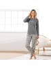 REDBEST Single-Jersey Schlafanzug in grau