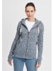 Oxmo Kapuzensweatjacke in blau