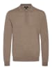 Matinique Strickpullover MAPolo Gerade Passform in Khaki Melange