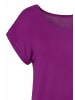 Vivance T-Shirt in lila, schwarz