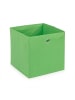 relaxdays 4 x Aufbewahrungsbox in Grün - (B)30 x (H)30 x (T)30 cm
