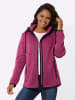 WITT WEIDEN Fleece-Jacke in fuchsia-meliert