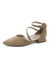 Paul Green Ballerinas in Hellbraun