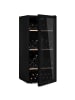 Les Petits Champs Weinkühlschrank 122 Flaschen CAVCB122 Schwarz, Energieklasse G, Anti-UV, LED