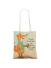 Mr. & Mrs. Panda Shopping Bag Fuchs Keks Design mit Spruch in Weiß