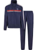 Sergio Tacchini Full Tracksuit in navy/tango red