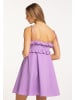myMo Damen Minikleid Mit Spaghettiträgern in Flieder