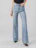 Vero Moda Straight Fit Jeans Stone Washed Denim VMTESSA in Hellblau