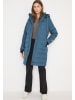 Cecil Mantel mit verklebten Nähten in Blau