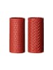 Ritzenhoff & Breker 2er Set Vasen Raute & Zick Zack in Terra 25 cm