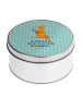 Mr. & Mrs. Panda Erinnerungsbox Fuchs Gitarre mit Spruch in Türkis Pastell