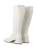 Bianco Stiefel mit Absatz in OffWhitePolido1