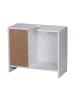 KADIMA DESIGN Bad Waschbecken Unterschrank, 63x54x30 cm, elegante Griffe, moderne Aufbewahrung