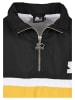 STARTER STARTER Herren Starter Half Zip Retro Jacket in black/golden/white