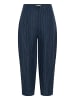 PART TWO Casual Hose NettasPW Contemporary fit in Blue Nights Pinstripe