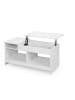 relaxdays Couchtisch in Weiß - (B)110 x (H)50 x (T)50 cm