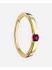 Diamant L'éternel Verlobungsring aus 375 Gelbgold mit Rubin