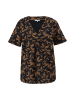 TRIANGLE T-Shirt kurzarm in Braun-schwarz