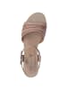 Caprice Sandalette in BEIGE/PINK