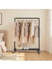SONGMICS Kleiderständer Dalson in schwarz - (B)100 x (H)163 x (T)50 cm