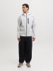 Jack & Jones Kapuzenpullover in Light Grey Melange