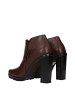 Max Mara Braun Leder Knöchel Stiefel