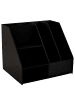 relaxdays Schreibtisch Organizer in Schwarz - (B)33,5 x (H)28 x (T)26,5 cm