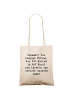 Mr. & Mrs. Panda Tragetasche Spruch Hebamme Lächeln mit Spruch in Creme