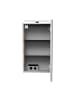 Fackelmann LED-Spiegelschrank SBC in hellbraun-40(B)x68(H)x15,3(T)cm