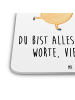 Mr. & Mrs. Panda Bierfilz Mops Verliebt mit Spruch in Weiß
