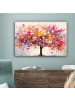 MuchoWow Leinwand bilder Farbiger Baum (BxH)