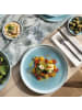 like. by Villeroy & Boch 6er Set Speiseteller Perlemor Aqua ø 27,1 cm in blau