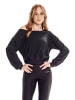 Winshape Functional Light and Soft Cropped Long Sleeve Top LS003LS in schwarz