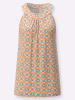 WITT WEIDEN Shirttop in apricot-aquamarin-bedruckt